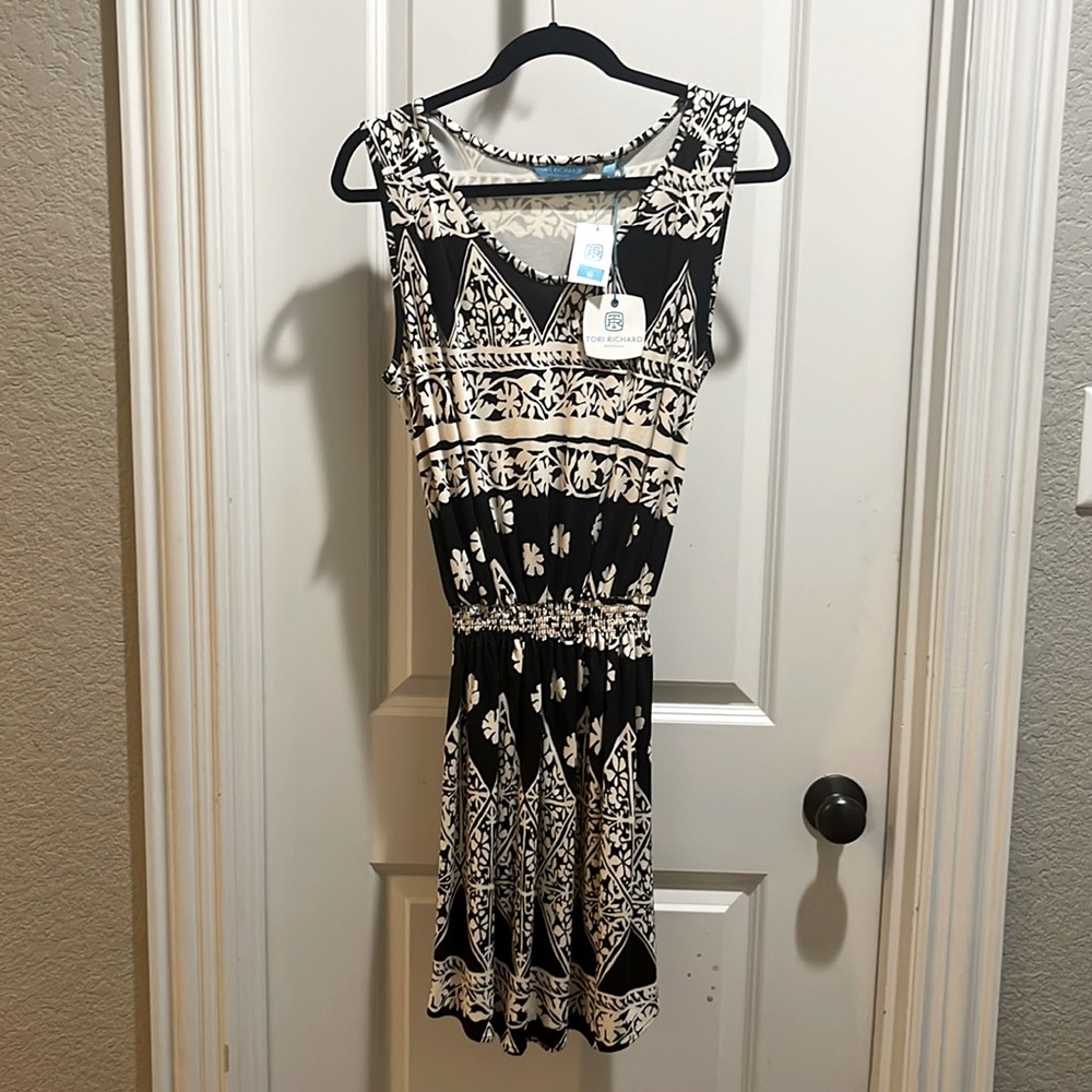 Black/ off white tan ish Dress